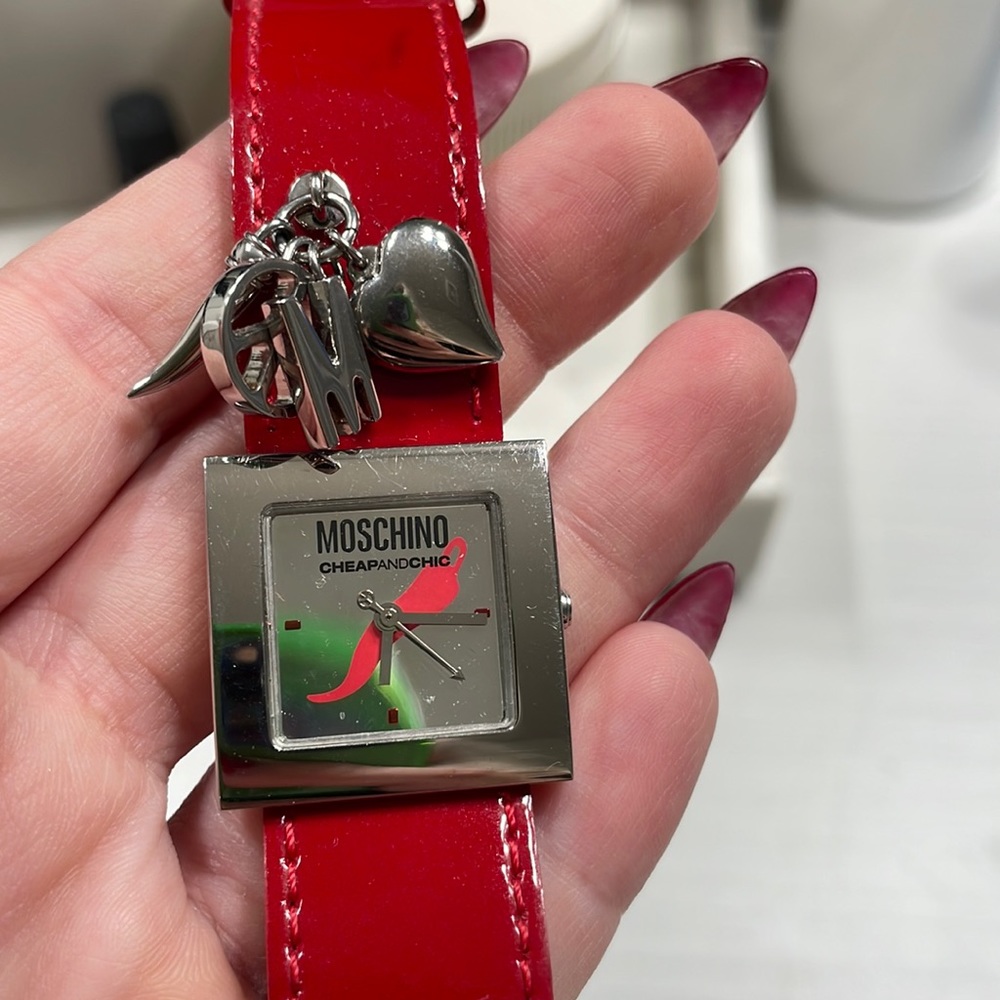 New watch red moschino